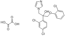 CAS 登录号：83337-96-6， alpha-((2-氯苯氧基)甲基)-alpha-(2,4-二氯苯基)-1H-咪唑-1-乙醇草酸盐