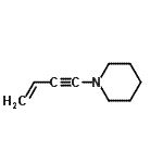CAS 登录号：83363-91-1， 1-(3-丁烯-1-炔-1-基)哌啶