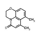 CAS 登录号：83367-38-8， 7,8-二甲基-2,3-二氢-5H-[1,4]恶嗪并[2,3,4-Ij]喹啉-5-硫酮