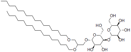 CAS 登录号：83374-51-0， 1,2-二棕榈基(纤维二糖基(1'--3))甘油