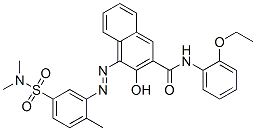 CAS 登录号：83399-81-9， 4-[[5-[(二甲基氨基)磺酰基]-2-甲基苯基]偶氮]-N-(2-乙氧基苯基)-3-羟基萘-2-甲酰胺