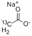 结构式 CAS# 83587-76-2, 丙酸钠-2-13C