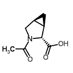 CAS 登录号：83597-01-7， (1R,2R,5S)-3-乙酰基-3-氮杂双环[3.1.0]己烷-2-羧酸
