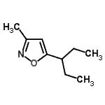CAS 登录号：83666-03-9， 3-甲基-5-(3-戊烷基)-1,2-恶唑
