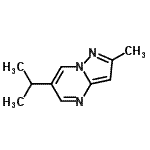 CAS 登录号：83724-82-7， 6-异丙基-2-甲基吡唑并[1,5-a]嘧啶