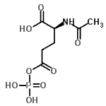 CAS#: 837431-11-5， N-Acetyl-5-oxo-5-(phosphonooxy)-L-norvaline