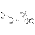 CAS 登录号：83781-02-6， [(1S)-7,7-二甲基-2-氧代双环[2.2.1]庚-1-基]甲烷磺酸-6-甲基-2-庚胺(1:1)