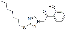 CAS 登录号：83803-39-8， 2-[3-(庚基硫代)-1H-1,2,4-三唑-1-基]-1-(2-羟基苯基)乙烷-1-酮