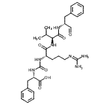 CAS 登录号：83830-01-7， N<sup>2</sup>-{[(1S)-1-羧基-2-苯基乙基]氨基甲酰}-N<sup>5</sup>-(二氨基亚甲基)-L-鸟氨酰-N-[(2R)-1-氧代-3-苯基-2-丙基]-L-缬氨酰胺