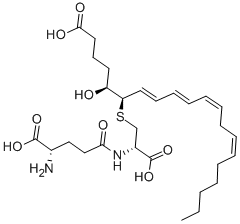 CAS 登录号：83851-42-7， 白三烯 F4