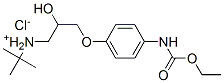 CAS 登录号：83855-52-1， [3-[4-(乙氧羰基氨基)苯氧基]-2-羟基-丙基]-叔-丁基-氯化铵