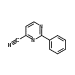 CAS 登录号：83858-04-2， 2-苯基-4-嘧啶甲腈