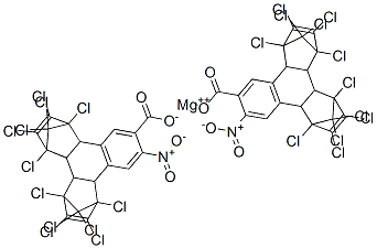 CAS 登录号：83877-99-0， 1,2,3,4,5,6,7,8,13,13,14,14-十二氯-1,4,4a,4b,5,8,8a,12b-八氢-11-硝基-1,4:5,8-二甲桥三亚苯-10-羧酸镁盐
