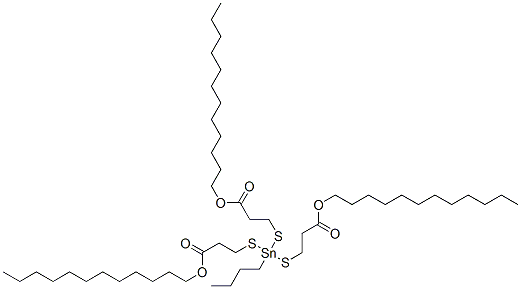 CAS 登录号：83898-52-6， 5-丁基-5-((3-(十二烷氧基)-3-氧代丙基)硫代)-9-氧代-10-氧杂-4,6-二硫杂-5-锡杂二十二烷酸十二烷基酯