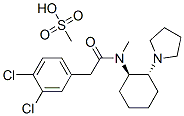 CAS 登录号：83913-05-7， 反式-(+/-)-3,4-二氯-N-甲基-N-(2-[1-吡咯烷基]环己基)-苯乙酰胺甲烷磺酸盐