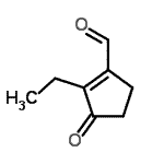 CAS 登录号：83960-83-2， 2-乙基-3-氧代-1-环戊烯-1-甲醛