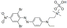 CAS 登录号：83969-16-8， [2-[[4-[(2,6-二溴-4-硝基苯基)偶氮]苯基]乙胺]乙基]三甲基铵硫酸氢盐