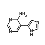 CAS 登录号：840529-39-7， 5-(1H-咪唑-4-基)-4-嘧啶胺