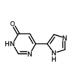 CAS 登录号：840529-42-2， 6-(1H-咪唑-4-基)-4(1H)-嘧啶酮