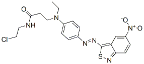 CAS#: 84100-07-2， N-(2-Chloroethyl)-3-[Ethyl[4-[(5-Nitro-2,1-Benzisothiazol-3-Yl)Azo]Phenyl]Amino]Propionamide