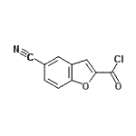 CAS 登录号：84102-83-0， 5-氰基-1-苯并呋喃-2-甲酰氯