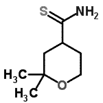 CAS 登录号：84125-26-8， 四氢-2,2-二甲基-2H-吡喃-4-硫代甲酰胺