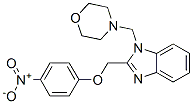 CAS 登录号：84138-40-9， 1-(吗啉-4-基甲基)-2-[(4-硝基苯氧基)甲基]苯并咪唑