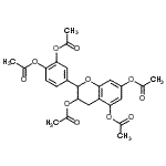 CAS 登录号：84282-42-8， 2-(3,4-二乙酰氧基苯基)-3,4-二氢-2H-苯并吡喃-3,5,7-三基三乙酸酯