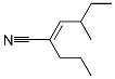 CAS 登录号：84292-15-9， (E)-4-甲基-2-丙基己-2-烯腈
