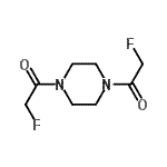 CAS 登录号：84349-94-0， 1,1'-(1,4-哌嗪二基)二(2-氟乙酮)