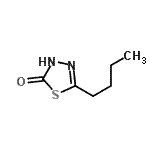 CAS 登录号：84352-68-1， 5-丁基-1,3,4-噻二唑-2(3H)-酮