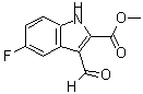 CAS#: 843629-51-6， Methyl 5-fluoro-3-formyl-1H-indole-2-carboxylate