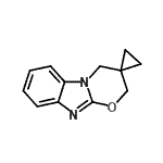 CAS 登录号：84375-32-6， 螺[环丙烷-1,3'-[1,3]恶嗪并[3,2-a]苯并咪唑]
