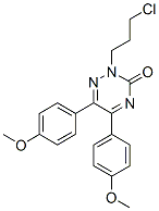 CAS 登录号:84424-00-0, 2-(3-氯丙基)-5,6-二(4-甲氧基苯基)-1,2,4-三嗪-3-酮