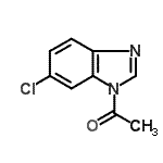 CAS 登录号：84445-77-2， 1-(6-氯-1H-苯并咪唑-1-基)乙酮