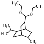 CAS 登录号：84522-31-6， 2-(二乙氧基甲基)-7-异丙基-5-甲基双环[2.2.2]辛烷