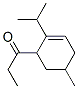 CAS 登录号：84559-96-6， 1-[5-甲基-2-(1-甲基乙基)-2-环己烯-1-基]丙-1-酮