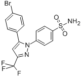 CAS 登录号：845674-84-2， 4-[5-(4-碘苯基)-3-(三氟甲基)-1H-吡唑-1-基]-苯磺酰胺