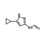 CAS 登录号：845816-40-2， N-(5-环丙基-1H-吡唑-3-基)甲酰胺
