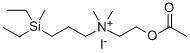 CAS#: 84584-68-9, N-(2-(Acetyloxy)Ethyl)-3-(Diethylmethylsilyl)-N,N-Dimethyl-1-Propanaminium Iodide