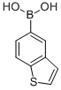 结构式 CAS# 845872-49-3, 1-苯并噻吩-5-基硼酸