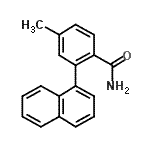 CAS 登录号：84647-12-1， 4-甲基-2-(1-萘基)苯甲酰胺