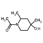 CAS 登录号：84666-25-1， 1-(4-羟基-2,4-二甲基-1-哌啶基)乙酮