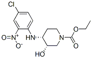 CAS 登录号：84682-25-7， 顺式-4-[(4-氯-2-硝基苯基)氨基]-3-羟基哌啶-1-羧酸乙酯