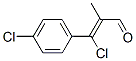 CAS 登录号：84682-29-1， 3-氯-3-(4-氯苯基)甲基丙烯醛