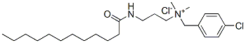 CAS#: 84697-05-2， (4-Chlorobenzyl)Dimethyl[3-[(1-Oxododecyl)Amino]Propyl]Ammonium Chloride