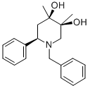 CAS 登录号：84714-98-7， (3-alpha,4-alpha,6-alpha)-3,4-二甲基-6-苯基-1-(苯基甲基)-3,4-哌啶二醇