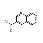 结构式 CAS# 84741-86-6, 3-喹啉甲酰氯