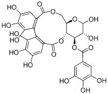 CAS 登录号：84744-46-7， 3-O-没食子酰-4-O,6-O-[2,2',3,3',4,4'-六羟基[1,1'-联苯]-6,6'-二基二羰基]-D-吡喃葡萄糖