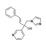 CAS 登录号：847670-64-8， (3E)-1-(1H-咪唑-1-基)-4-苯基-2-(3-吡啶基)-3-丁烯-2-醇
